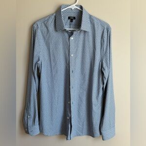 Men’s Express performance dress shirt.   Modern.  Casual.  Dress